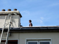 installing a radio transmitter on roof for Ask FM